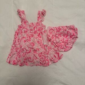 Lilly Pulitzer Pink Swirl Baby Dress